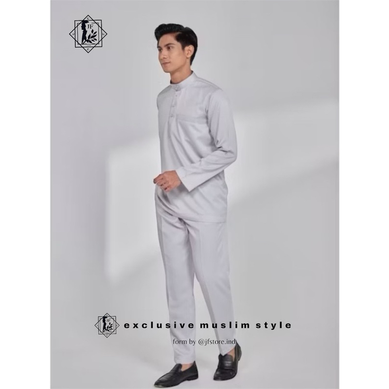 New produk baju teluk belanga/kurung melayu/kokoh pria dewasa bahan dingin tidak terawang