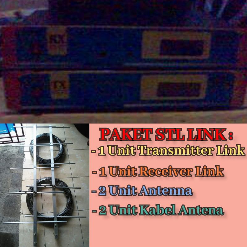 PAKET STL STUDIO TRANSMITTER LINK RPU RADIO PANCAR ULANG REPEATER STEREO PLL 5 WATT SOLID STATE