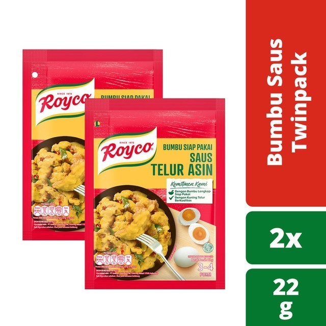

[ Isi 2pcs ] Royco Bumbu Siap Pakai Saus Telur Asin 22gr