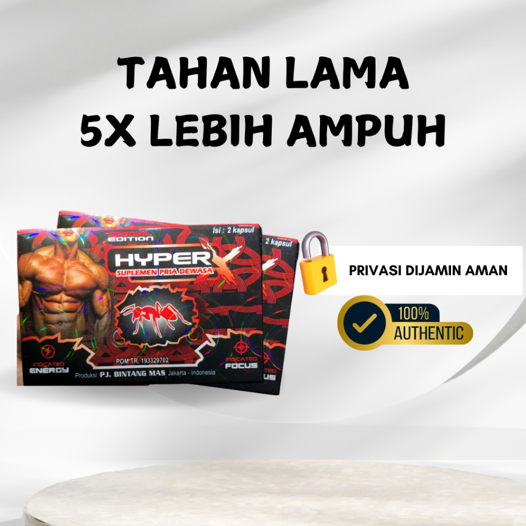 obat kuat pria wanita tahan lama herbal Hyperx jamu kuat herbalPenambah Stamina Kejantanan pria