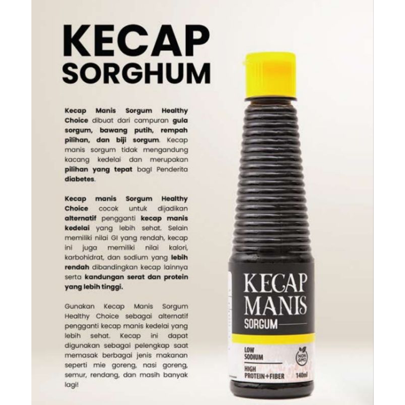 

Organik Kecap Manis Sorgum