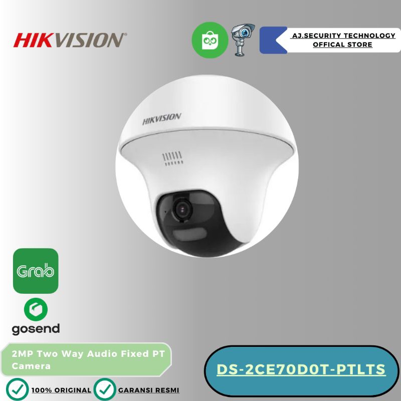 DS-2CE70D0T-PTLTS 2MP Two Way Audio Fixed PT Camera