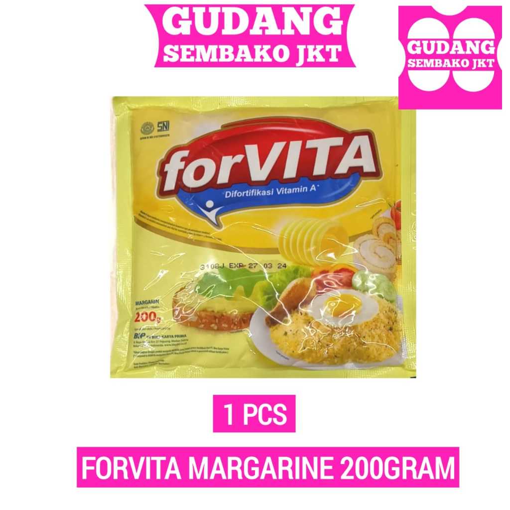 

FORVITA MARGARINE 200 GRAM