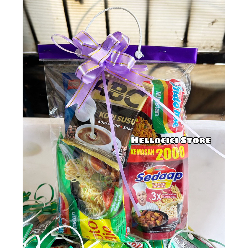 

(FREE CARD) PAKET SEMBAKO MURAH PARCEL SEMBAKO KEMASAN CANTIK