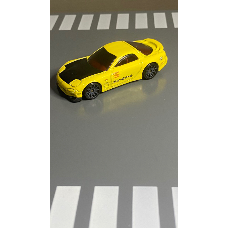 Hotwheels Mazda rx7 yellow