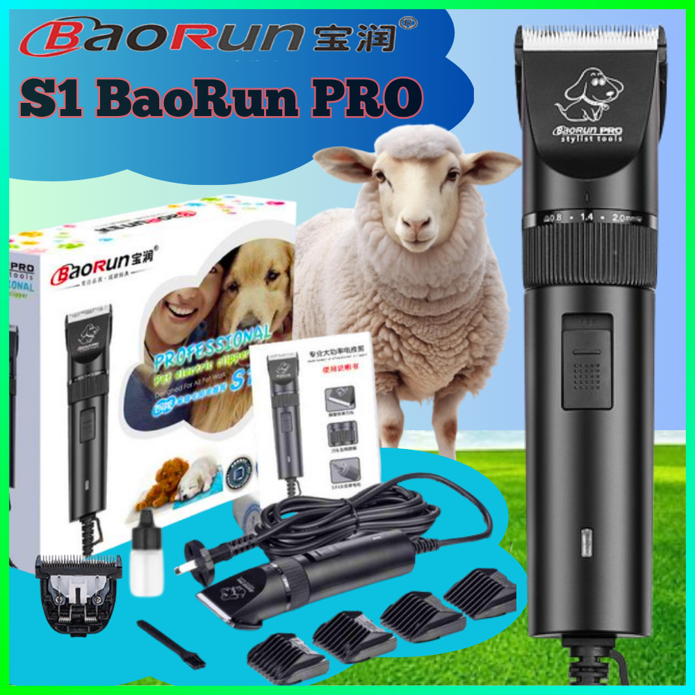 COD Mesin Cukur Hewan Domba Baorun S1 Pro / Alat Cukur Domba Garut Elektrik Baorun S1 Pro