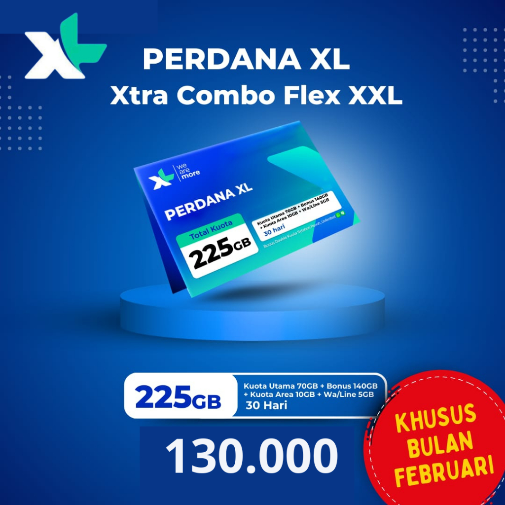 Kartu Perdana XL Xtra Combo Flex XXL