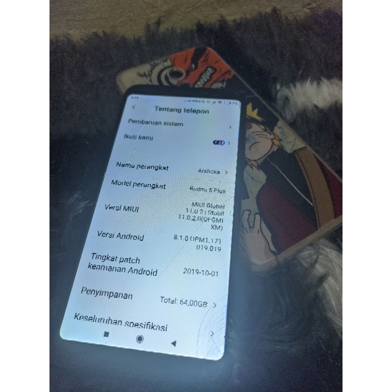 HP second redmi 5 plus 4/64