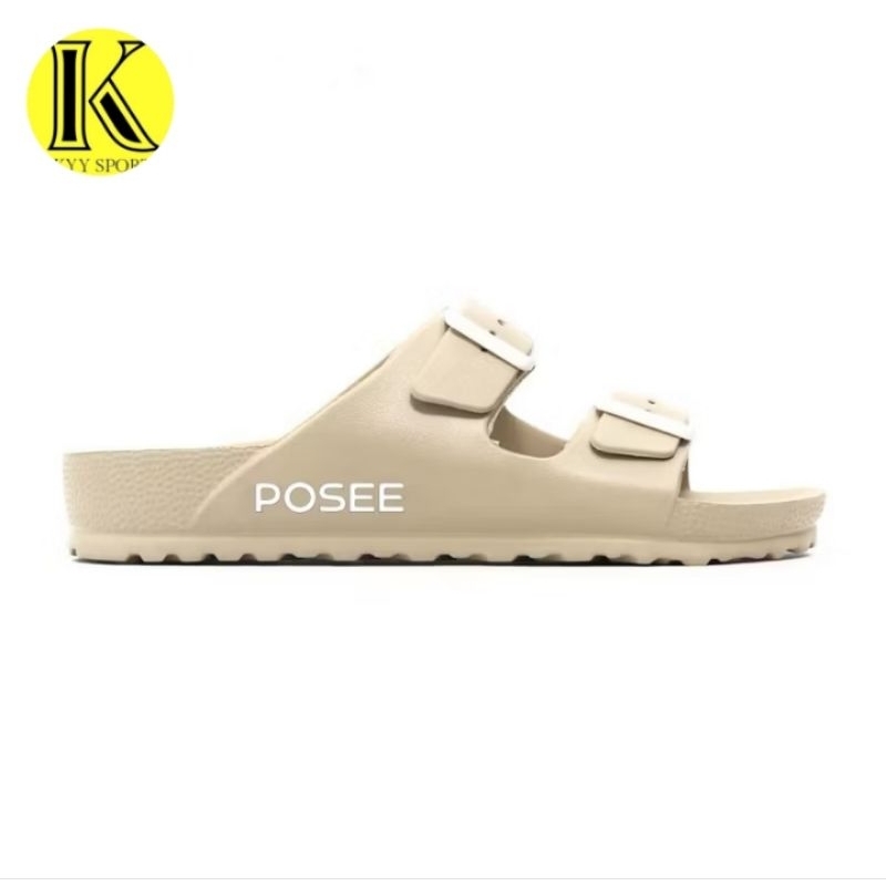 Sandal Wanita Posee Terbaru Sandal Slop Posee Doble Strap Karet Sandal Cewek Posee