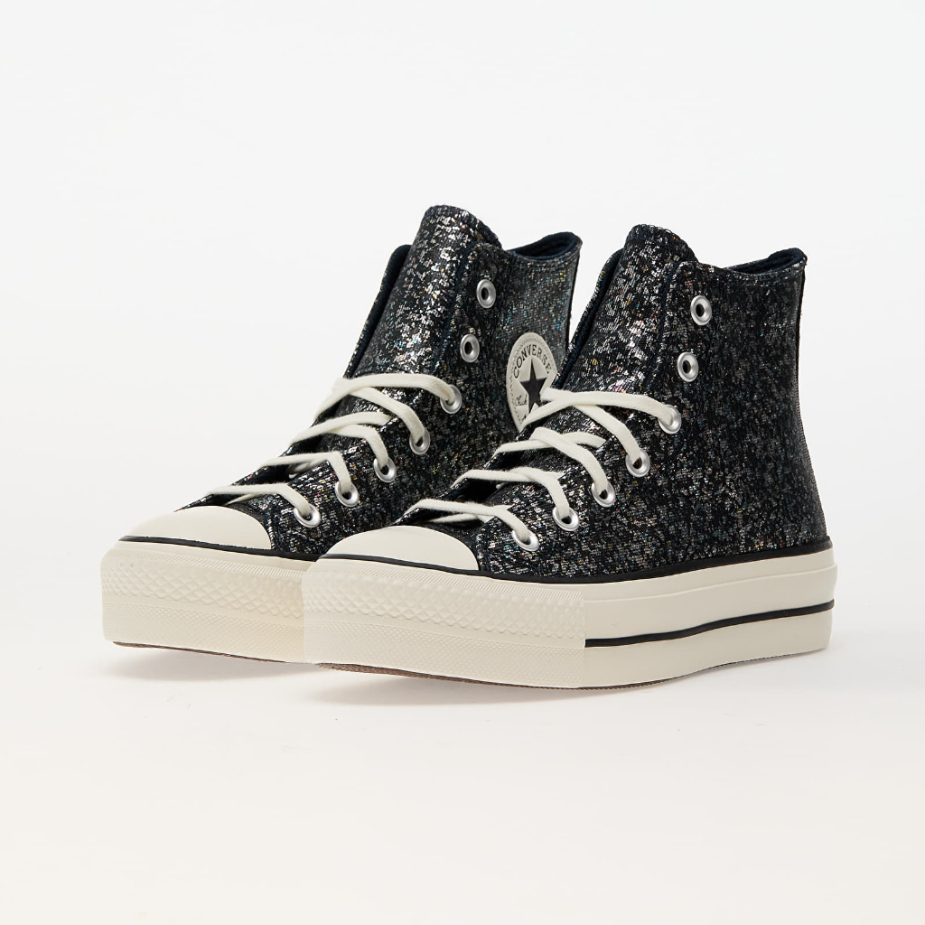 Converse Chuck Taylor All Star Lift Platform Glitter Sparkle Shimmer Cosmic Hi Into The Void