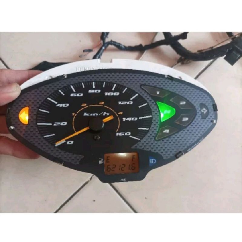 mesin spidometer Speedometer kilometer gauge motor Honda Karisma D 125 original