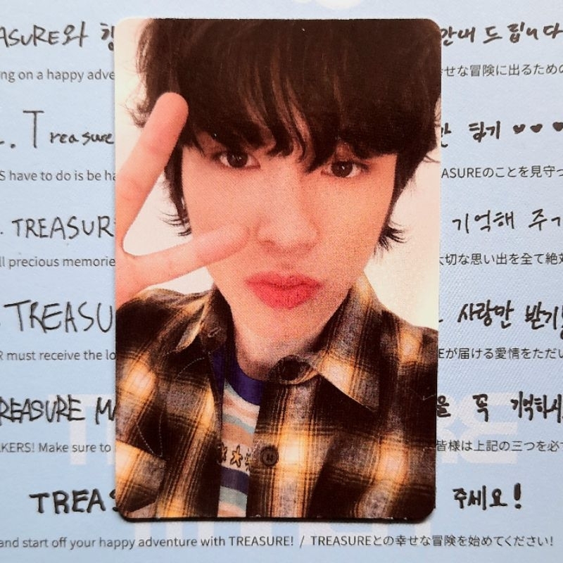 [OFFICIAL] PC Photocard Treasure Welcoming Collection 2022 Selfie Photocard Junghwan