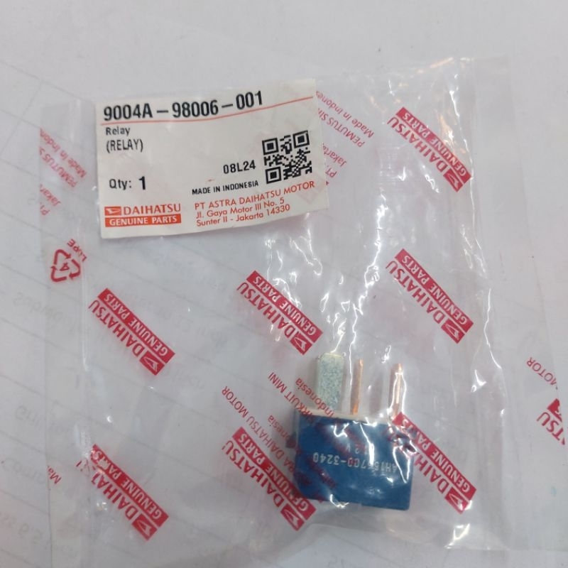 Rilay Kaki 4 Astra Genuine Parts Relay AH156700-3240 12Volt Relay Denso 9004A - 98006-001