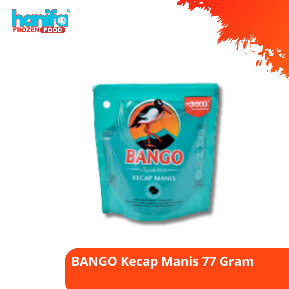 

BANGO Kecap Manis kedelai pilihan 77gr