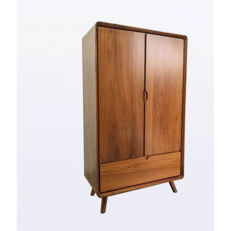 lemari jati 2 pintu