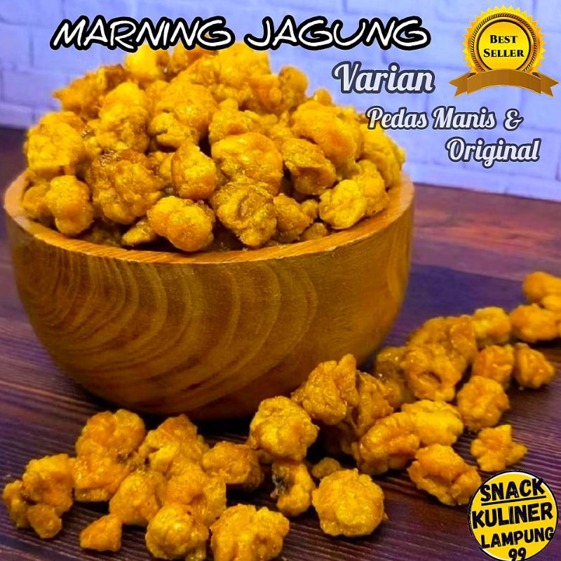 

Marning Jagung Pedas Manis/Original Manis Gurih Asli Lampung 250gr jagung Asli [B]