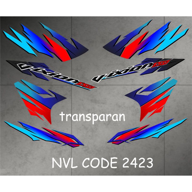 striping /stiker transparan VIXION NEW(NVL/NVA)