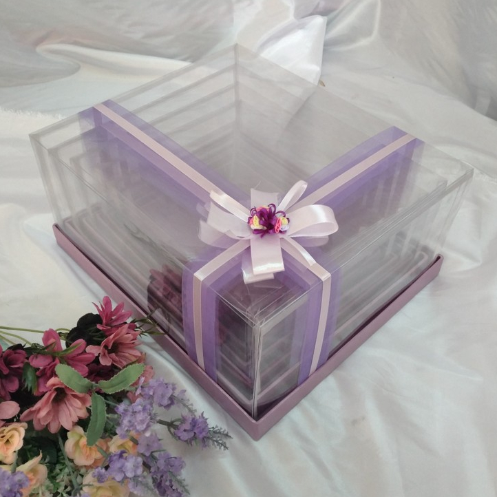 

UNGU murah kotak hantaran persegi