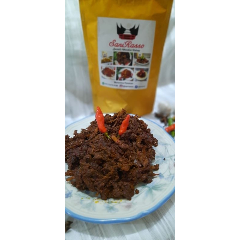 

Rendang Suwir Asli Minang 125 gr Sari Rasso