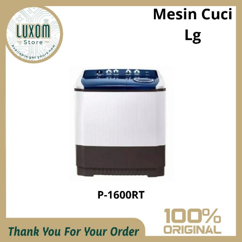 Mesin Cuci LG P-1600RT/Mesin Cuci lg/Mesin cuci 2 tabung/16kg