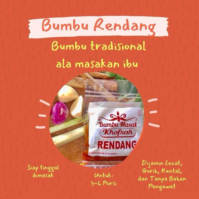 

Bumbu Masak Khofsah (BMK) Rendang