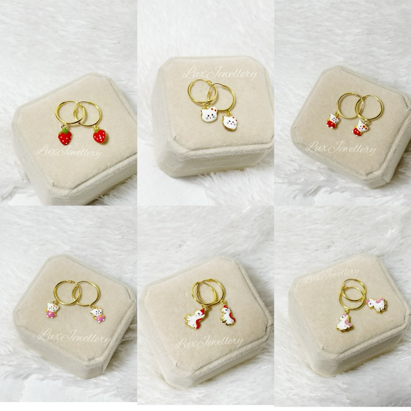 Anting Anak Bulat Karakter Setengah gram