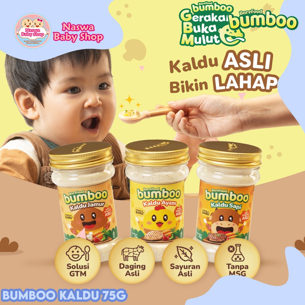 

Barefood Bumboo Kaldu Asli MPASI Anak Non MSG 75g