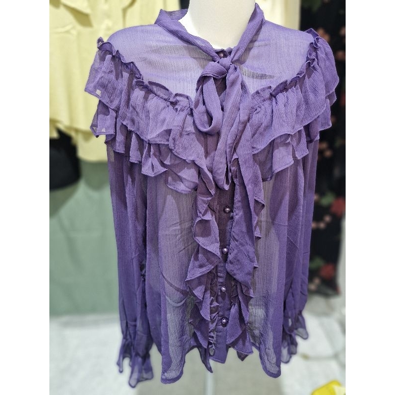 Blouse/atasan Rufle Brand RiriNco