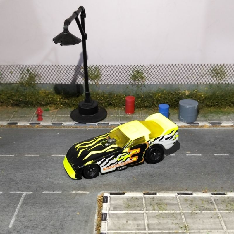 Hot Wheels Ford Probe Funny Car Mega Graphic Ex Juara