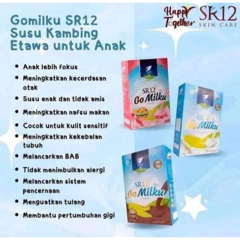 

GOMILKU SUSU KAMBING ETAWA MURNI SR12 KAYA MANFAAT NO GULA