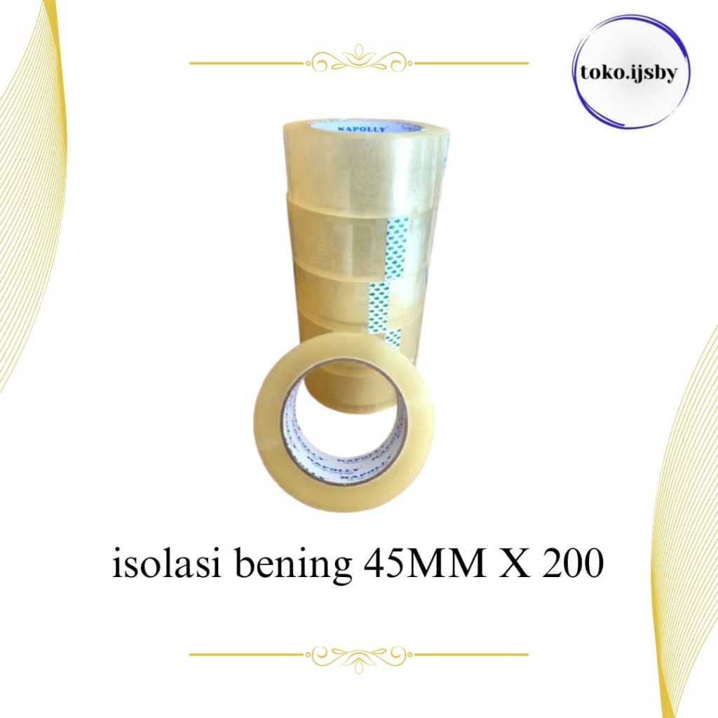 

LAKBAN BENING 45MM X 200YARD PER/PCS