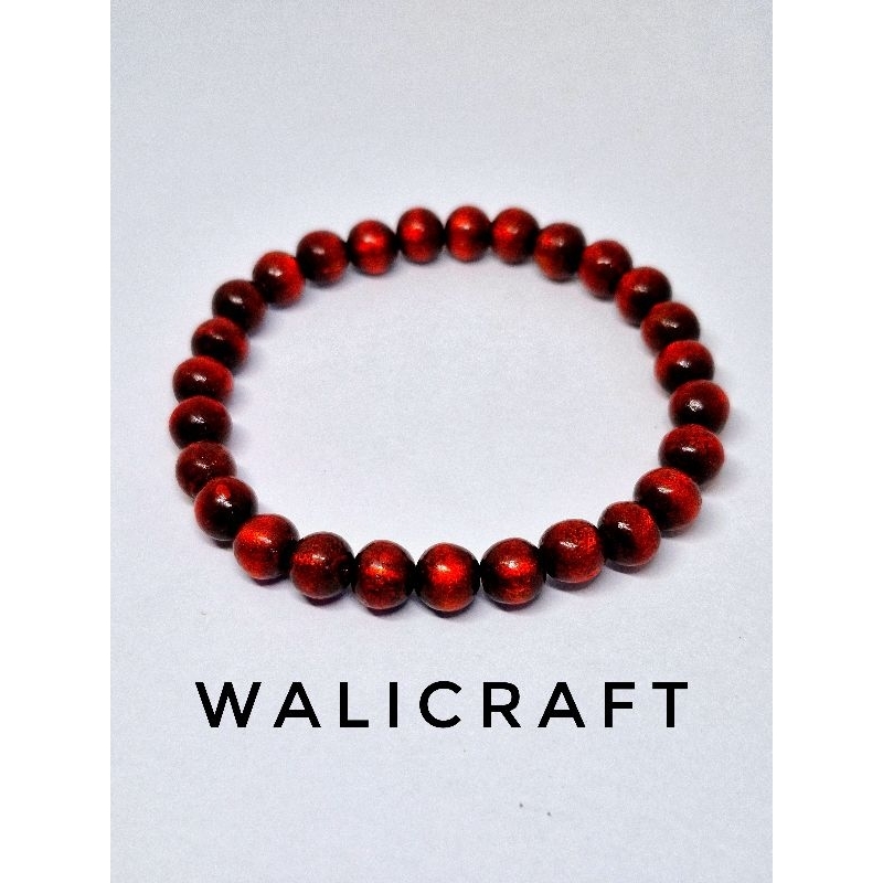 Gelang tali arus merah motif bulat / Gelang tali arus asli