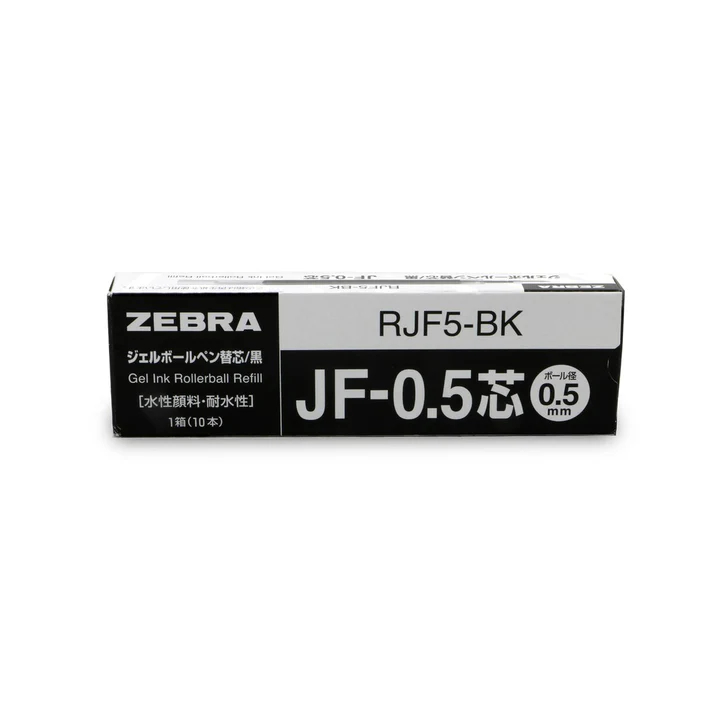 

Zebra Sarasa 0.5 mm Gel Pen Refill RJF warna hitam - Isi Pulpen Sarasa Clip 0.5mm