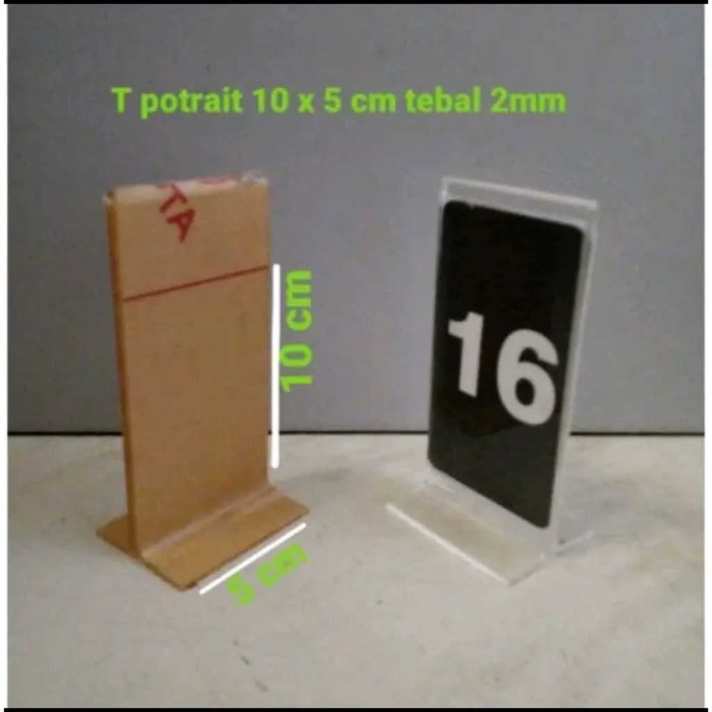 

NOMER MEJA AKRILIK 10x5 cm DAPAT 10pcs / STAND NOMOR MEJA AKRILIK DAPAT 10 Stand