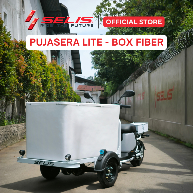 SELIS - Gerobak Listrik Pujasera Lite Fiber  ( Gerobak Sepeda Listrik / Gerobak Kopi / Gerobak Seped