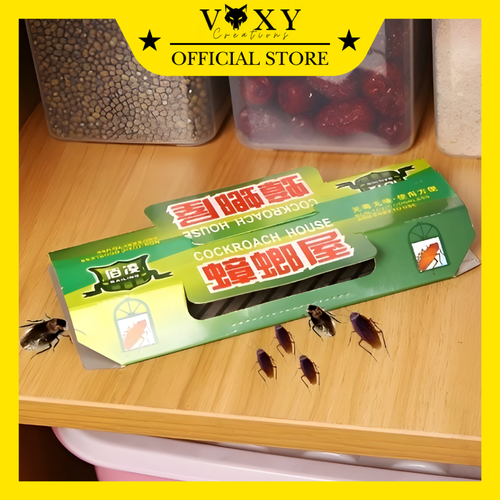 Lem Kecoak Cicak Obat Pembasmi / Jebakan Kecoa / Racun Kecoak Cicak / Lem Perangkap Kecoak & Cicak