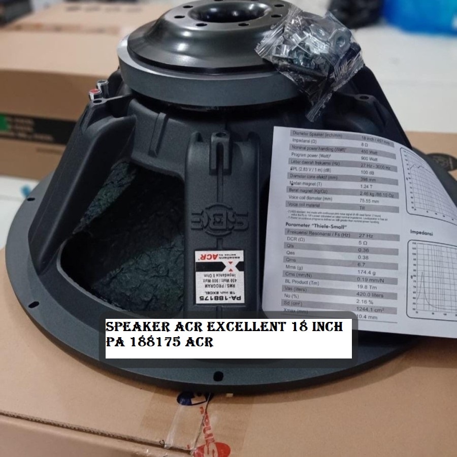 Speaker ACR Excellent 18 inch PA 188175 ACR