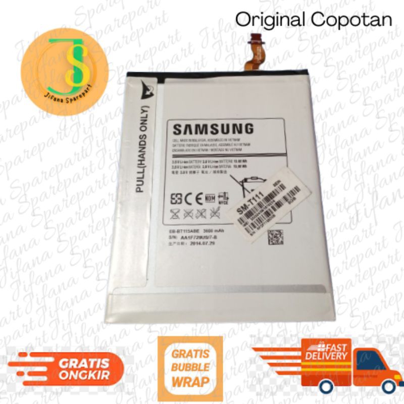 Baterai Samsung T111 T116 Tab 3 Lite Tab 3V Original Copotan