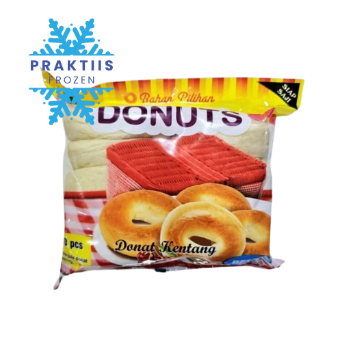 

DONUTS PELANGI BESAR ISI 10 / DONAT FROZEN FOOD