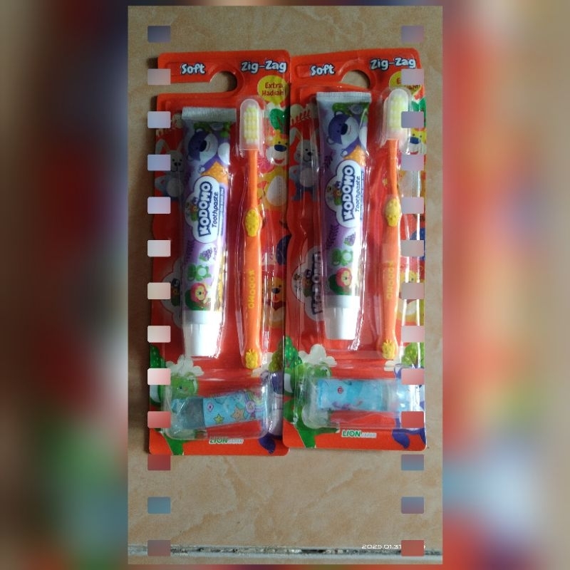 Kodomo Pasta gigi + sikat gigi / pasta gigi kodomo / sikat Gigi kodomo/ odol kodomo / kodomo