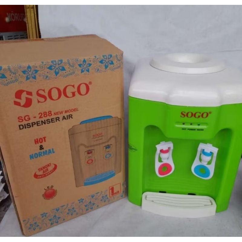 Dispenser Air Galon Atas Sogo SG-288 / Dispenser Air Sogo SG-288 Panas Normal Murah / Dispenser Mura