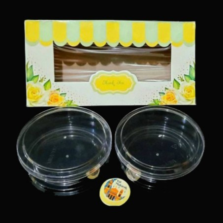 

Box Idul Fitri Packaging Hampers Kue Bolu Lebaran 2 Toples Kue 250 Gr