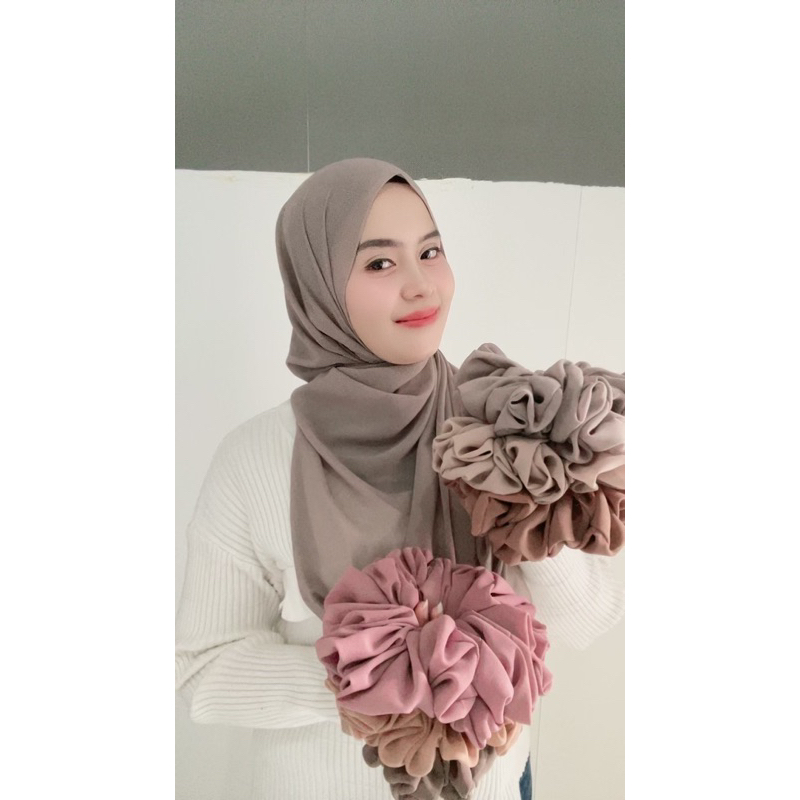 Scruncie Hijab_Scruncie Ikat Rambut_Cepol Hijan Anti pusing_Cepol Hijab Murah_Cepol Rambut _Tali Ram