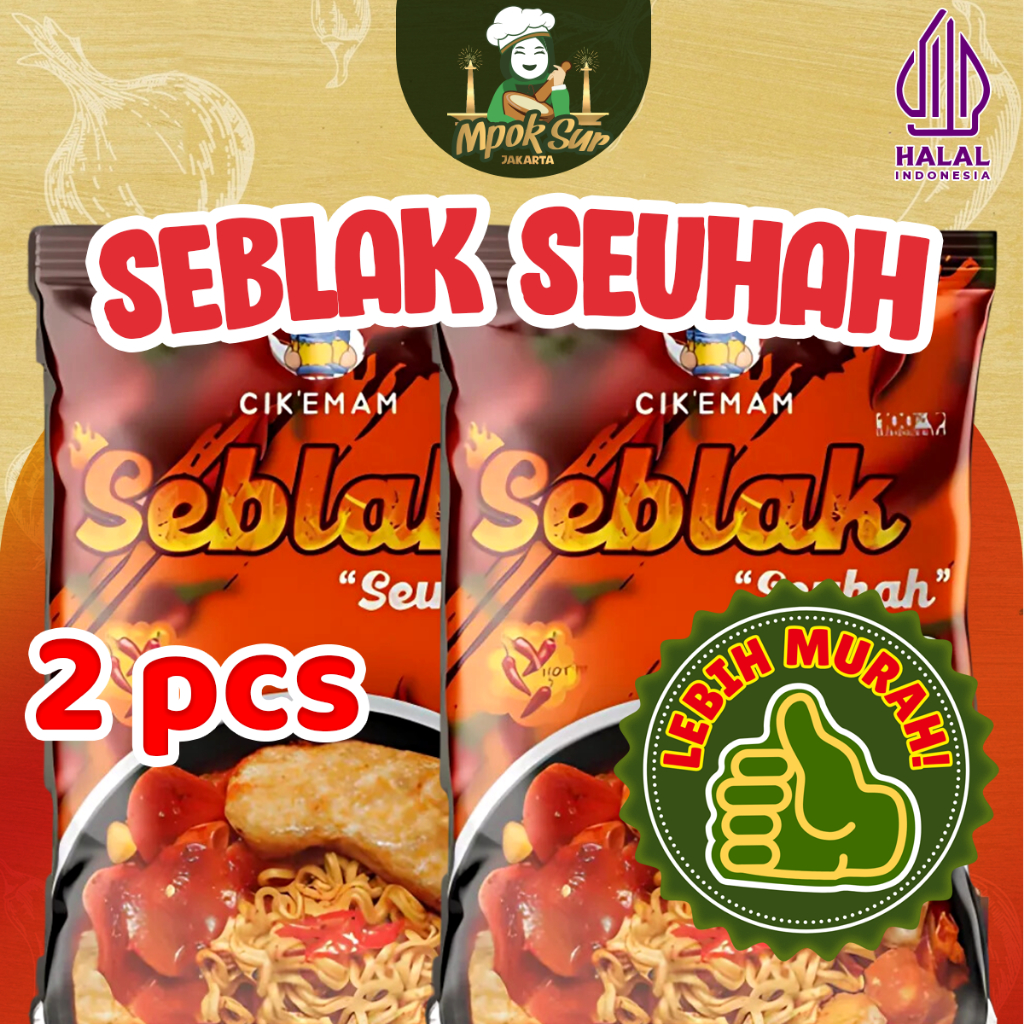 

Mpok Sur - Paket Hemat Seblak Suhah Cikemam isi 2