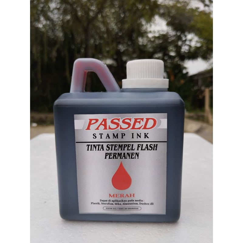 

TINTA STEMPEL FLASH PERMANEN/OTOMATIS untuk Media plastik,500 ml