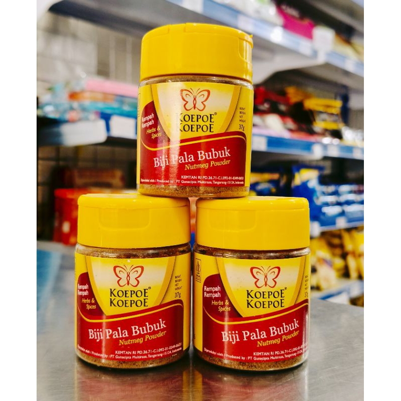 

Koepoe Pala Bubuk 37gr/Bubuk Pala Koepoe/Nutmeg Powder 37gr/Bubuk Pala Koepoe