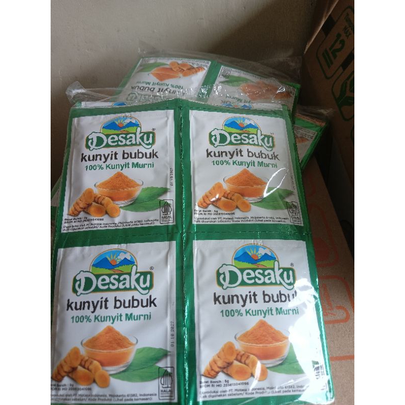 

Desaku KUNYIT Bubuk Sachet Murni 100% 7,5gr