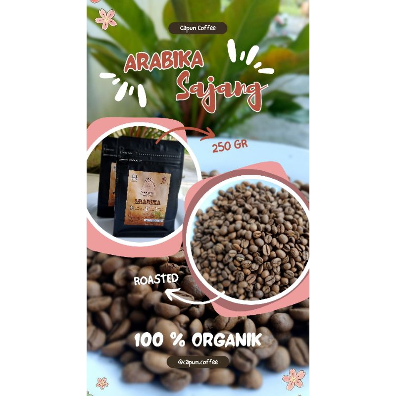 

Roast Bean Arabika Sajang Sembalun Lombok 250 gram