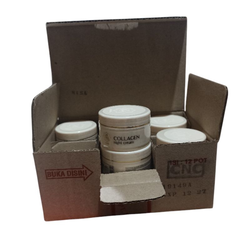 12 PCS / VIVA COLLAGEN NIGHT CREAM //CREAM MALAM VIVA GROSIRAN