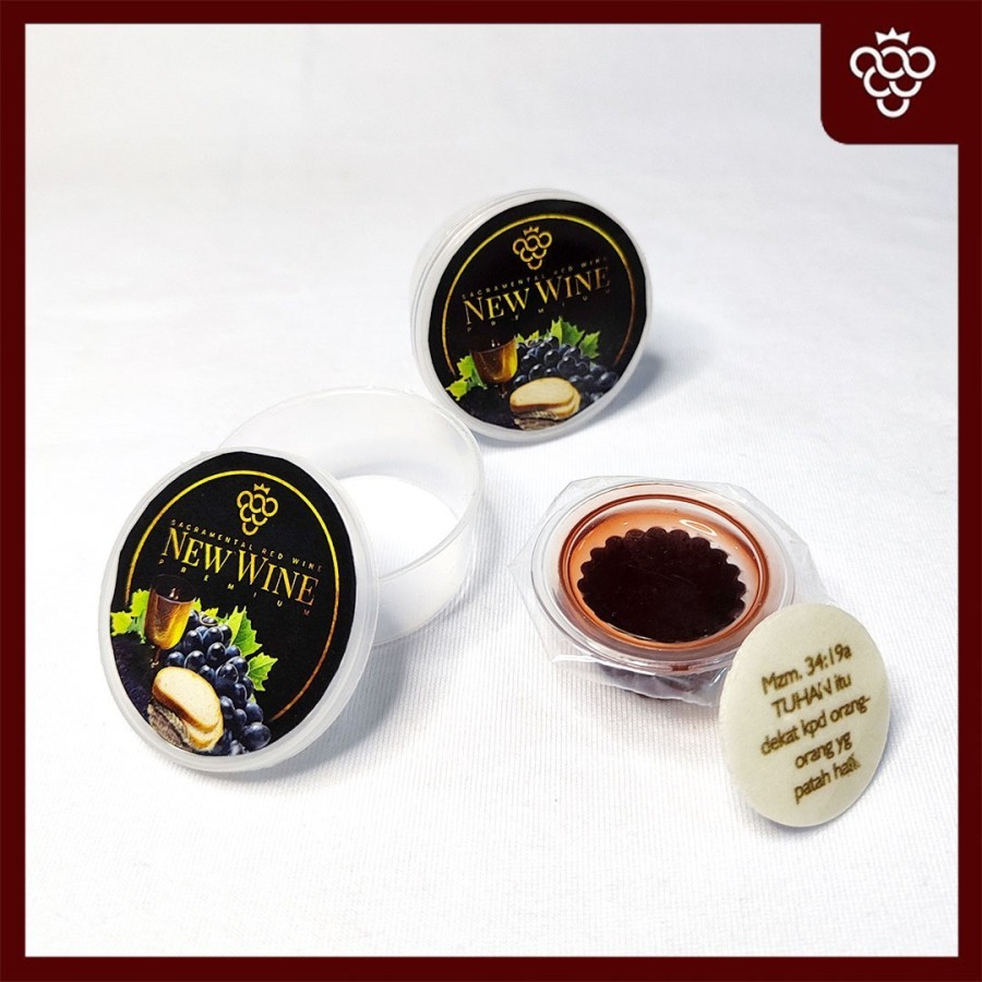 

Paket Cup Minuman Perjamuan Kudus Premium + Hosti Ayat Isi 1, 5
